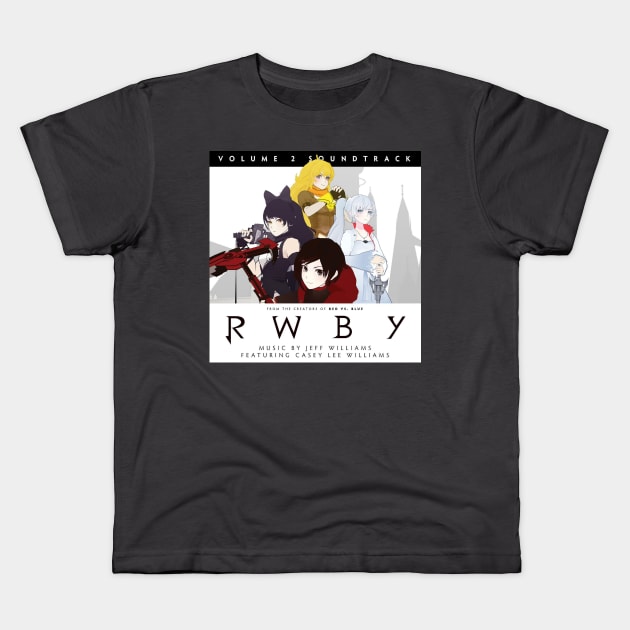 RWBY - Volume 2 OST Album Cover Kids T-Shirt by indieICDtea